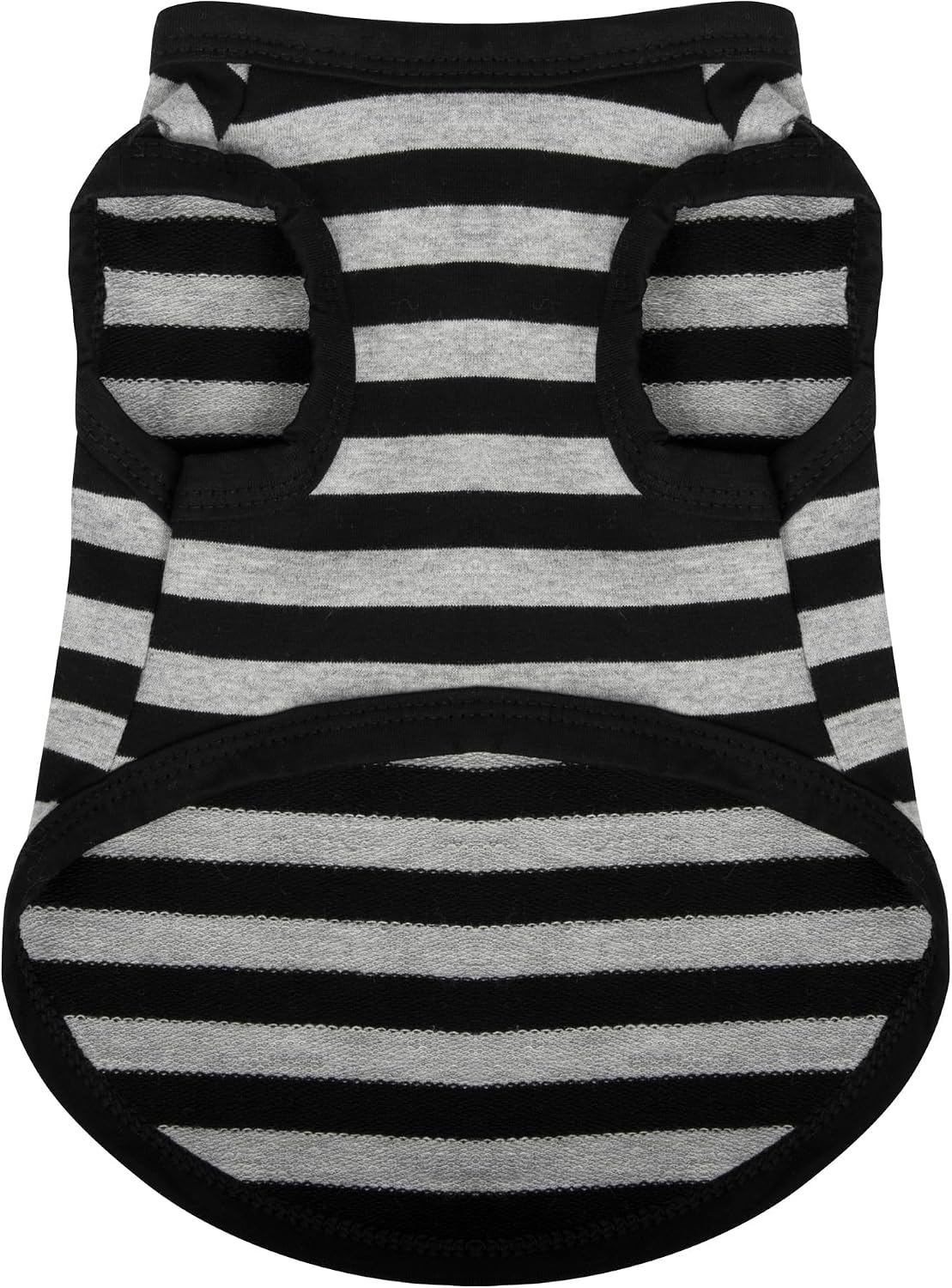 Paiaite 6-Piece Striped Shirt Set: Cotton Sleeveless Puppy Dog Shirts, Breathable Pet Apparel Tank Tops, Colorful Sweatshirts for Small & Medium Dogs - Image 10
