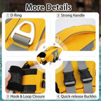 Premium ripstop dog life preserver for large dogs close up