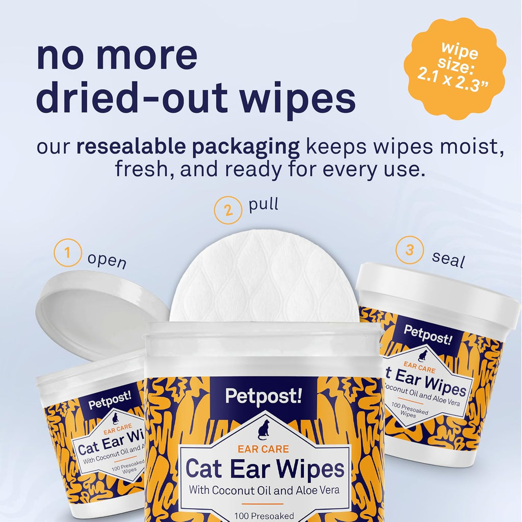 Petpost product container with natural coconut oil and aloe highlights
