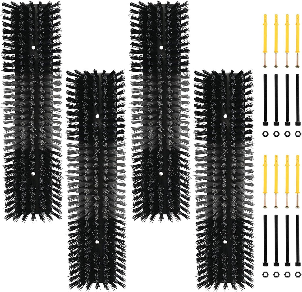 Livestock Scratch Brush for Cattle, Horses, Goats, Cow, Durable Scratching Brush, Massage Grooming Tool for Healthy Coat, Relieves Itching, Easy Install on Fence Posts(2pcs, Gray) - Image 10