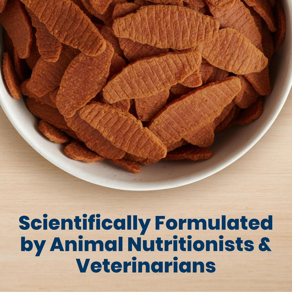 Back of pack showing natural ingredients for dog treats