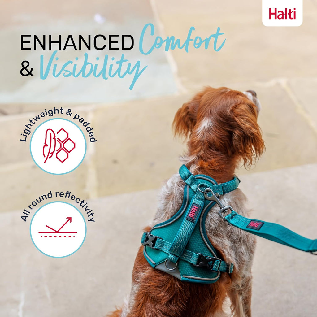 Interior neoprene padding of Halti anatomy dog harness