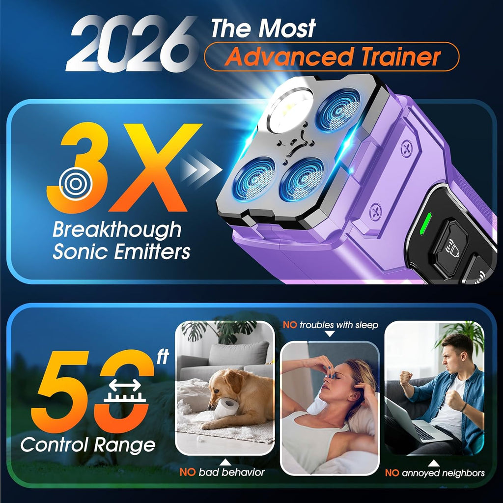 Person using Zahawei bark control device on a dog walk