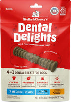 Stella & Chewy's Dental Delights - Freeze-Dried Raw Chicken Dental Treats for Small Dogs - Teeth Cleaning & Breath Freshening Chews with Ridges & Nubs - Made in USA - 10.5 oz - 21 Small Treats - Image 14