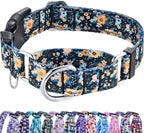 Reflective Martingale Collar for Dogs with Quick Release Buckle No Pull Training Dog Collars (Colorful Geometric, Medium) - Image 15