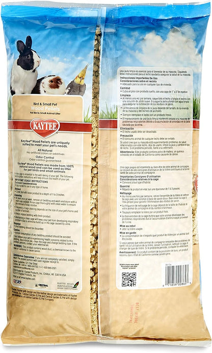Kaytee wood pellet litter bag for rabbits and guinea pigs