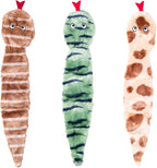 ZippyPaws Skinny Peltz - No Stuffing Dog Toy Pack to Keep Them Busy, for Medium and Large Dogs, Squeaky Pet Toys, Unstuffed Chew Toys, Soft Plush Variety Pack, Fox, Raccoon, and Squirrel - 18" - Image 13
