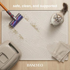 Odorless scatter control pet mat for multi cat households