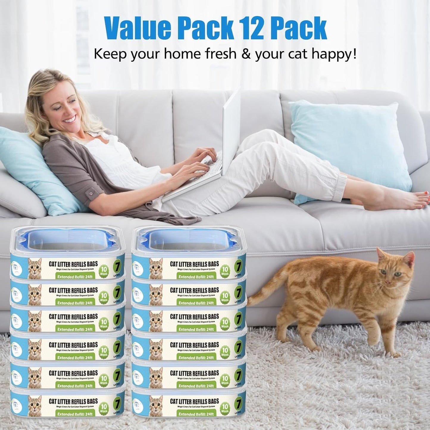 Zippland multi-layer odour sealing technology illustration on the authentic imported packaging.