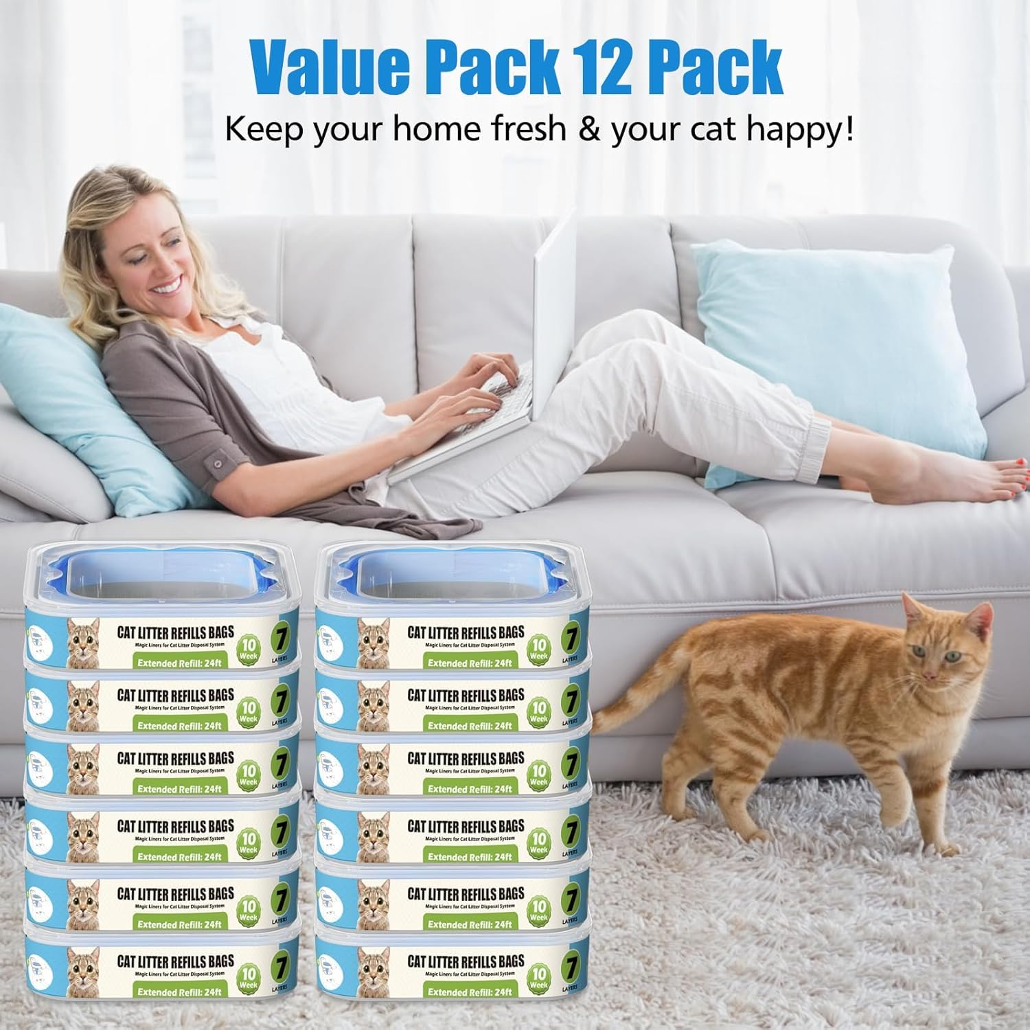 Zippland multi-layer odour sealing technology illustration on the authentic imported packaging.