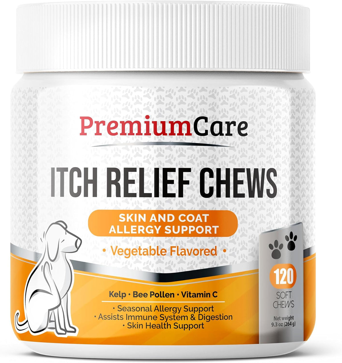 PREMIUM CARE Calming Chews for Dogs, Made in USA - Helps with Dog Anxiety, Separation, Barking, Stress Relief, Thunderstorms and More, 9.3 oz (264g), 120 Count - Image 9