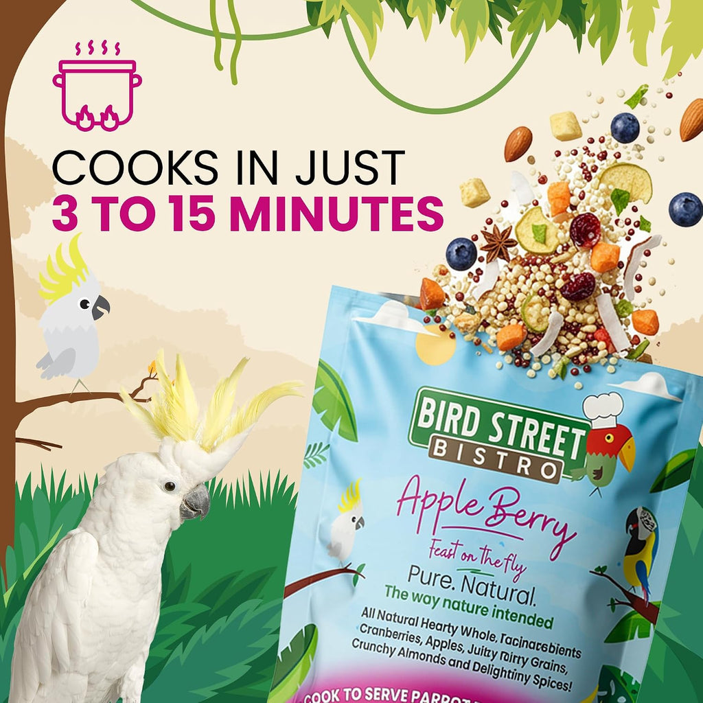 Back label showing nutritional information and directions
