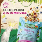Back label showing nutritional information and directions