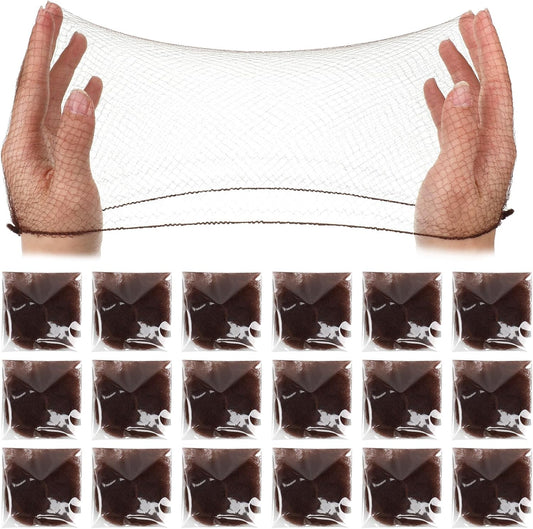 MaopaoBeauty invisible mesh hair nets pack front view
