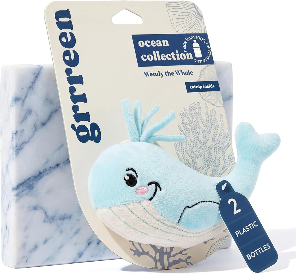 Cat Toys | Plush Fish Puzzle Stuffed Animal for Cats | Eco Friendly Interactive Cat Toys for Indoor Cats - Image 9