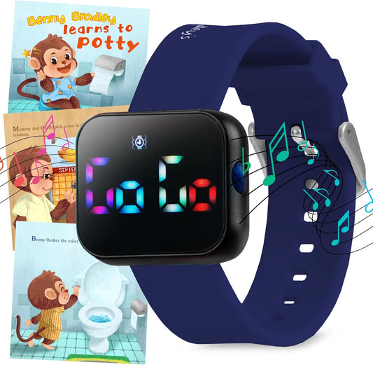 Benny Bradley's Potty Training Watch V4 navy front view