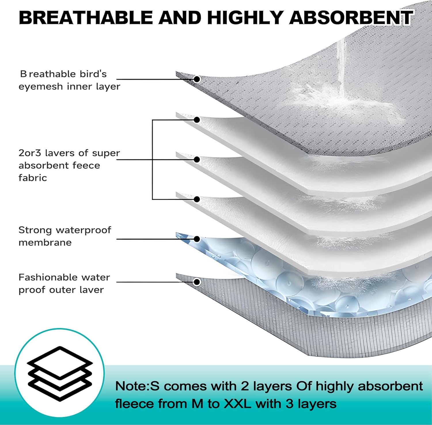 Soft breathable cotton blend fabric texture of the Tuiskusa pet diapers