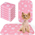Beautyzoo 6 pack washable pee pads front view for small dogs.