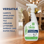 Bioda USA made carpet spot cleaner bottle details