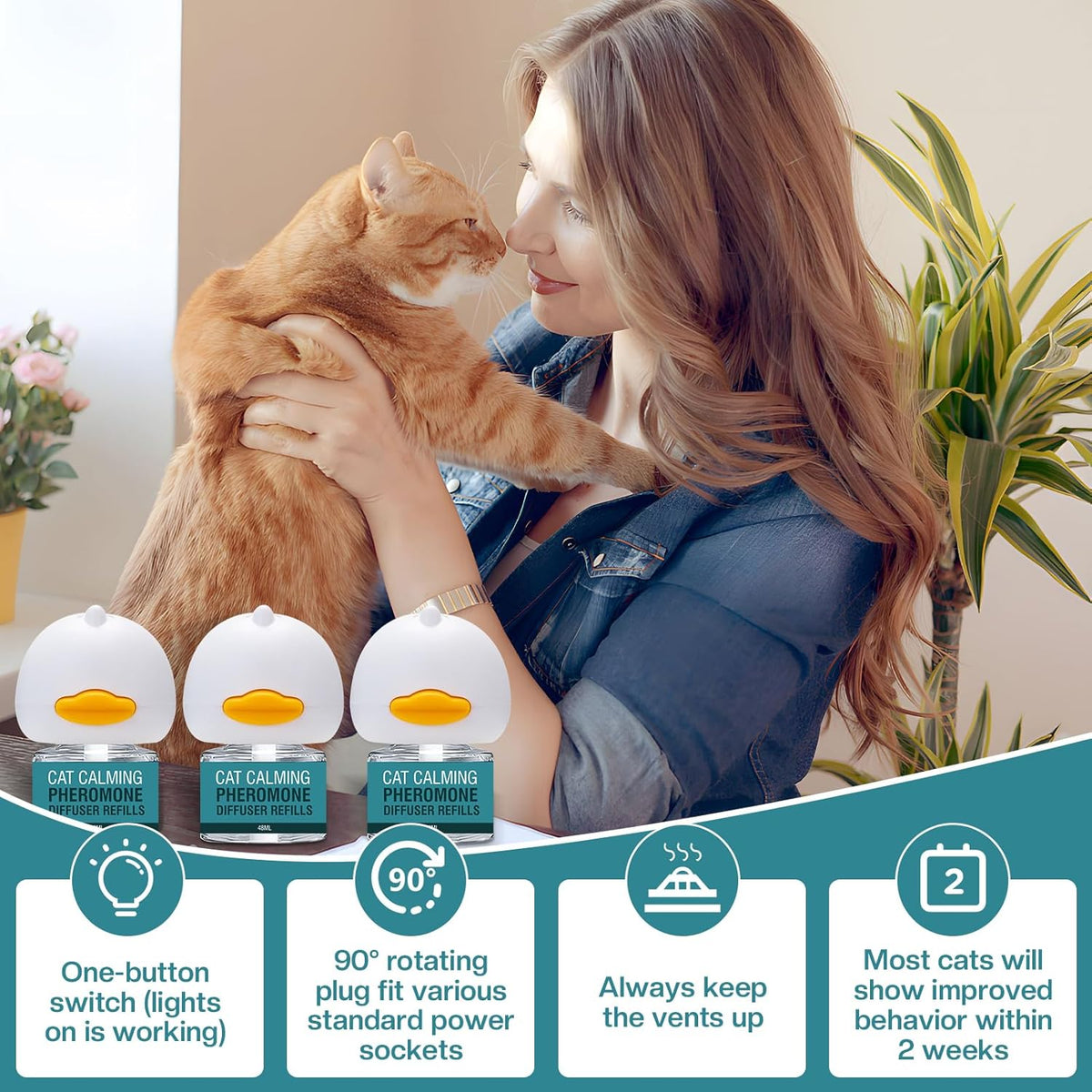 LIWENQI stress and anxiety relief kit for multi-cat households