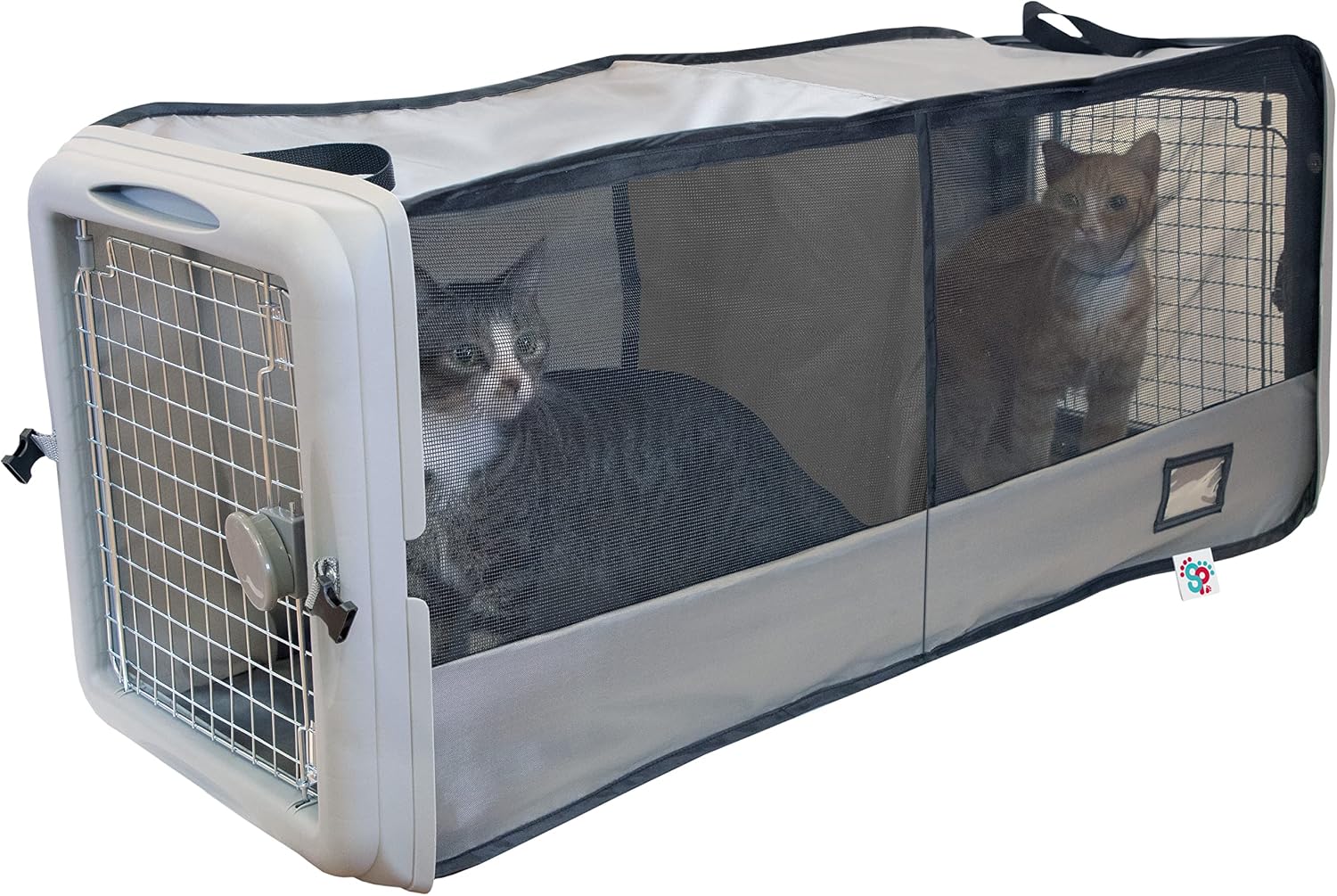 SPORT PET Large Pop Open Kennel, Portable Cat Cage Kennel, Waterproof Pet bed, Travel Litter Collection - Image 9