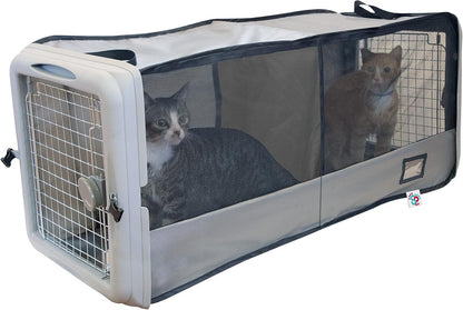SPORT PET Large Pop Open Kennel, Portable Cat Cage Kennel, Waterproof Pet bed, Travel Litter Collection - Image 9
