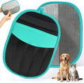 Vinsufy pet hair remover pad front view reusable cleaning glove