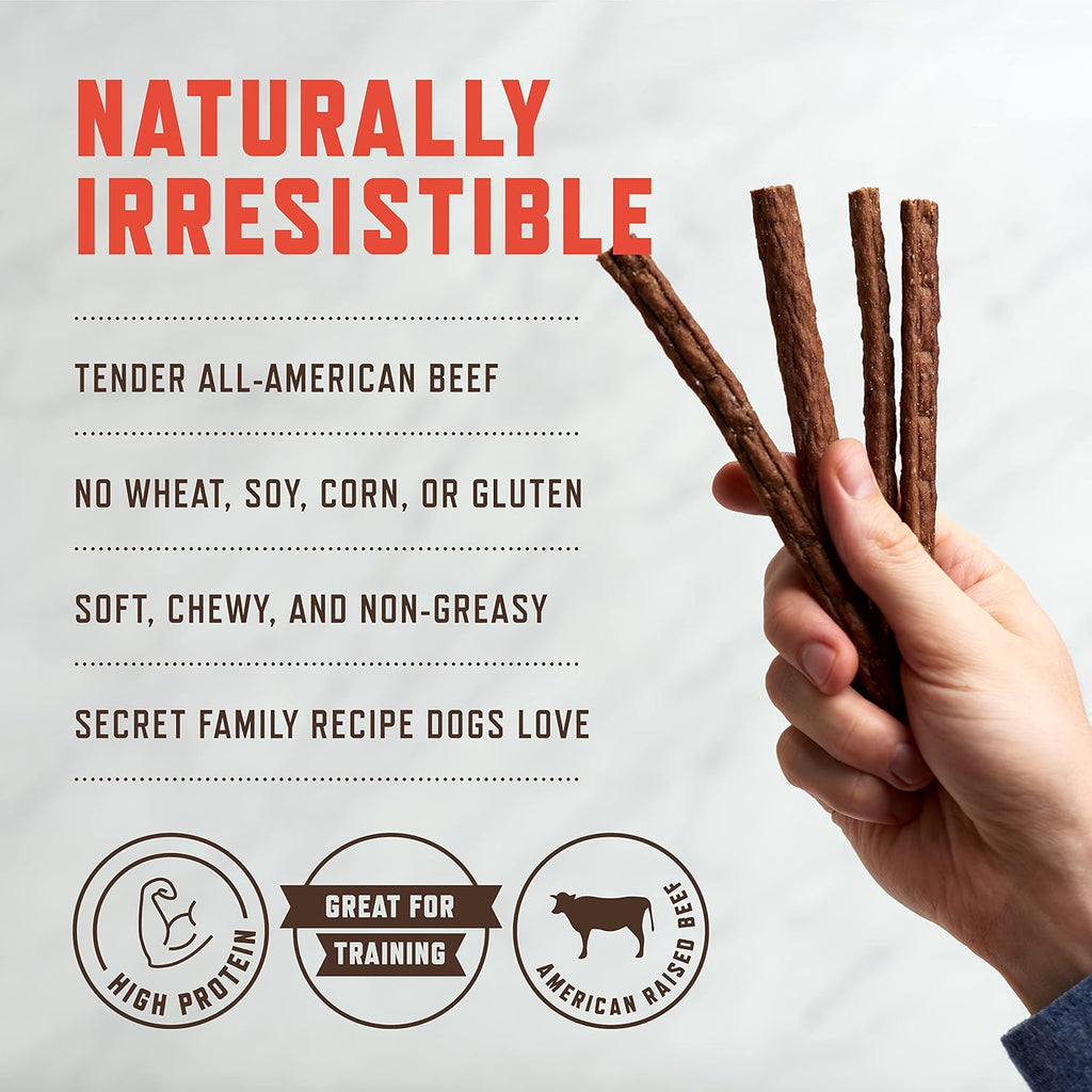 High value beef jerky treats for training puppies