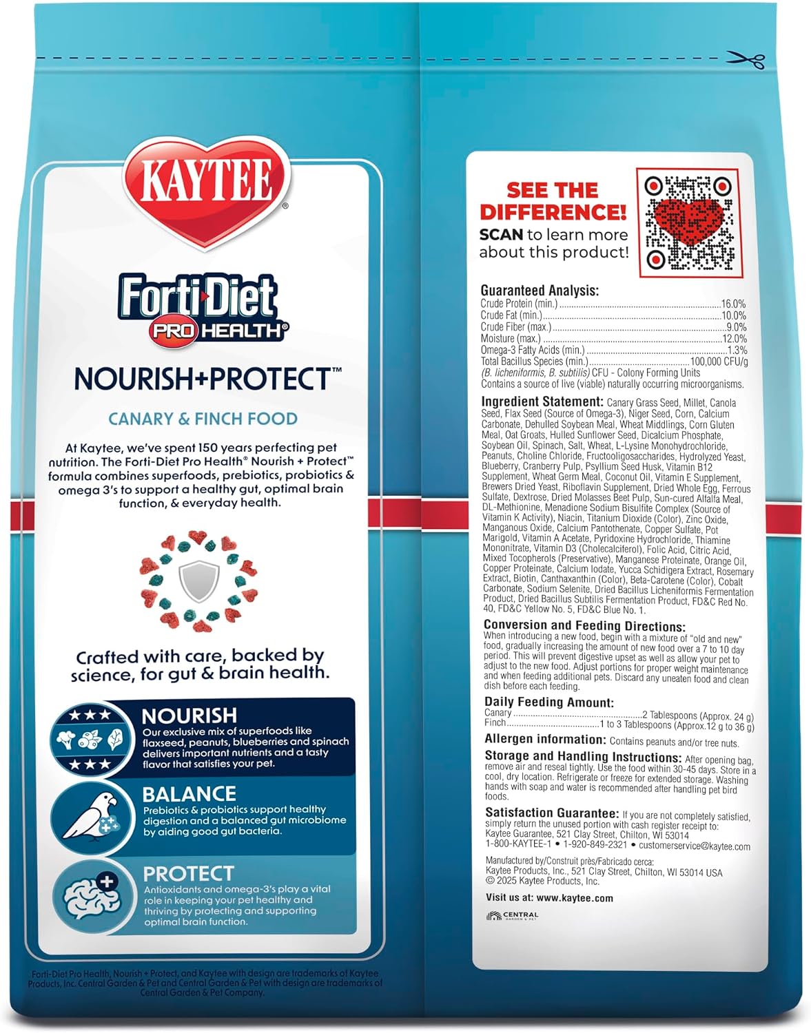 Kaytee Forti-Diet Pro Health Pet Canary & Finch Food, 2 lb - Image 12