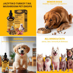 Natural dog supplement for itchy skin allergies and joint mobility enhancement.