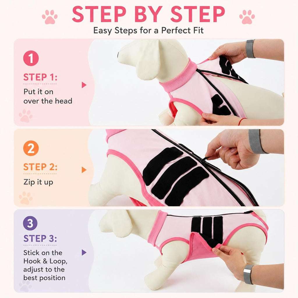 Internal fabric texture of pumyporeity cat recovery garment