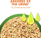 Natural corn fiber texture of Arm And Hammer cat litter