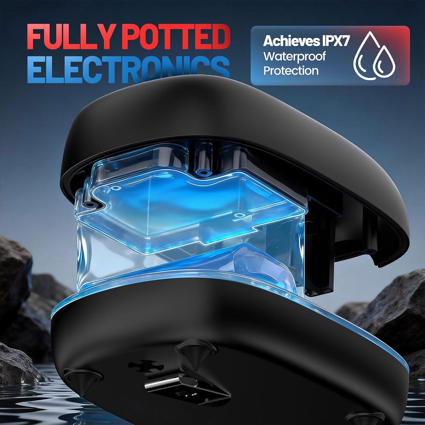Aquasmith bait aerator dual outlet detail
