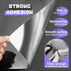 Close up of transparent furniture protector vinyl material