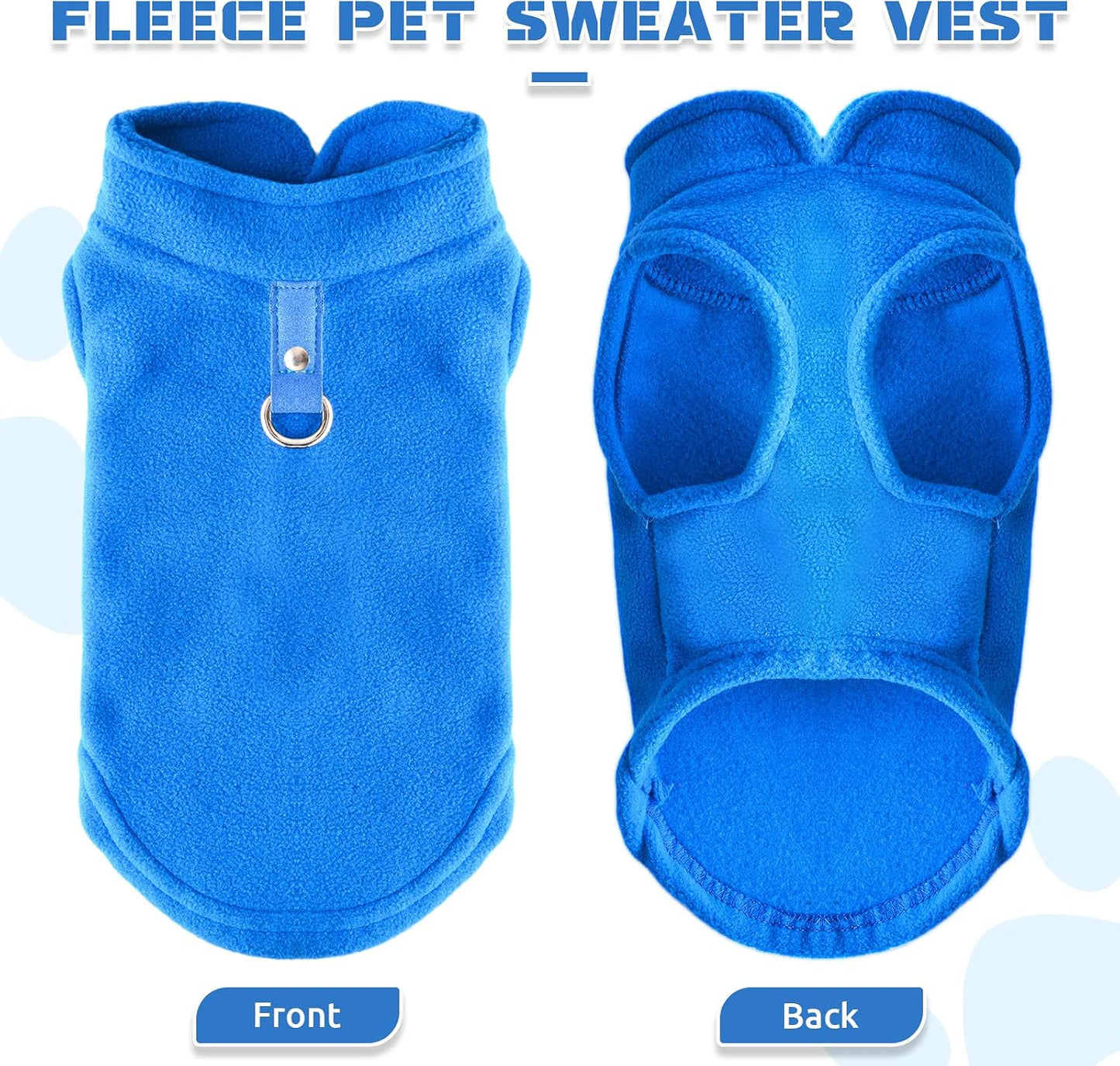 Pullover style winter clothing designed for Chihuahua and Shih Tzu
