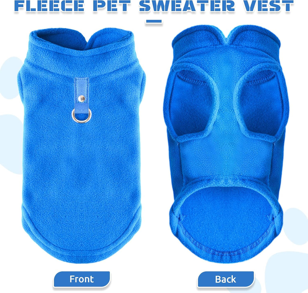Pullover style winter clothing designed for Chihuahua and Shih Tzu