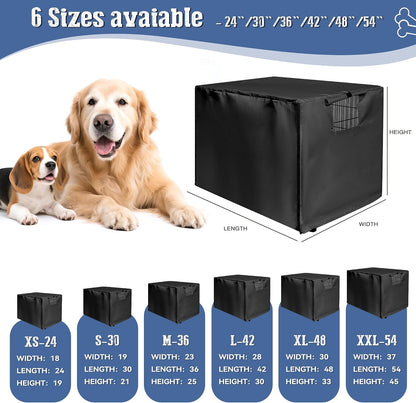 Kefit pet kennel canopy cover fully closed for privacy and sleep