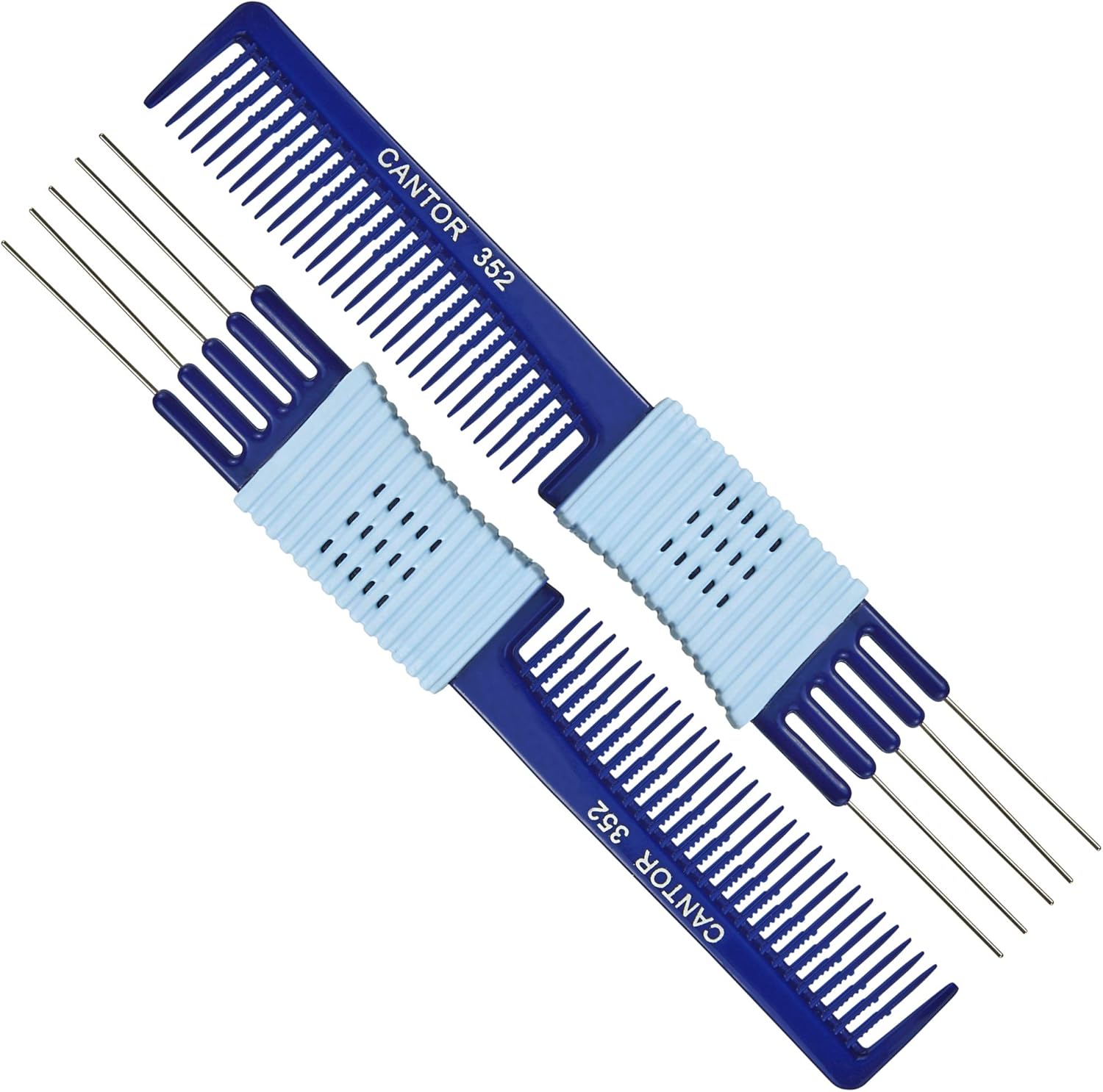 Cantor lift teasing comb and hair pick set front view