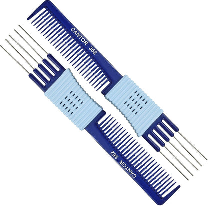 Cantor lift teasing comb and hair pick set front view