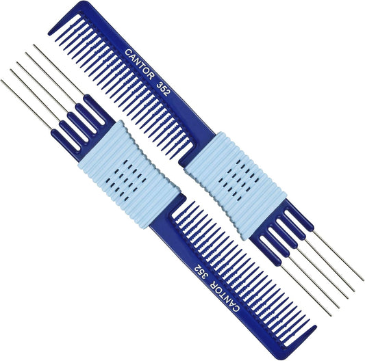 Cantor lift teasing comb and hair pick set front view