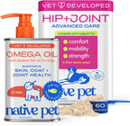 Native Pet Omega 3 Fish Oil for Dogs & Cats - Wild Alaskan Salmon Oil for Dogs Skin and Coat, Supports Joints, Heart & Shedding - Fast-Absorbing Omega 3 6 9 Liquid Supplement - 8oz - Image 14