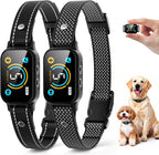 Ianciu 2 Pack Smart Dog Bark Collar front view