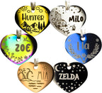 Personalized Dog Tag with 5 Lines of Custom Deep Engraved Durable Stainless Steel Pet ID Name Tag Designer Regular Size Bone - Image 15