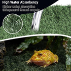 Soft washable synthetic reptile cage flooring