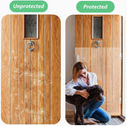 Cat scratching protection tape applied to furniture
