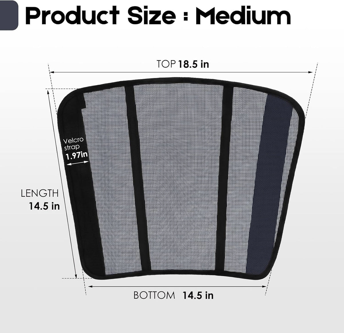 Adjustable hook-and-loop straps on dark blue mesh horse protectors
