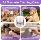 USA imported MyTend hypoallergenic pet tear stain remover pads display.