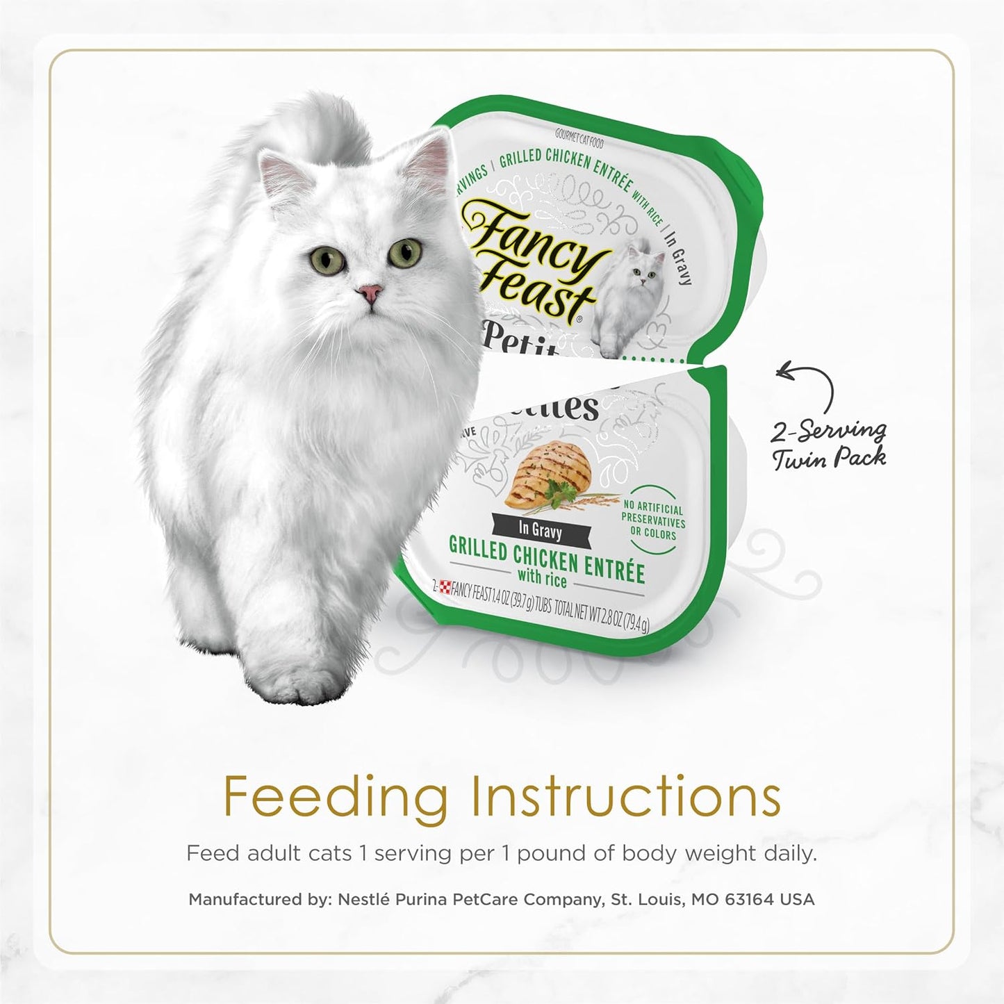 Authentic USA Imported Purina Fancy Feast Cat Food Trays