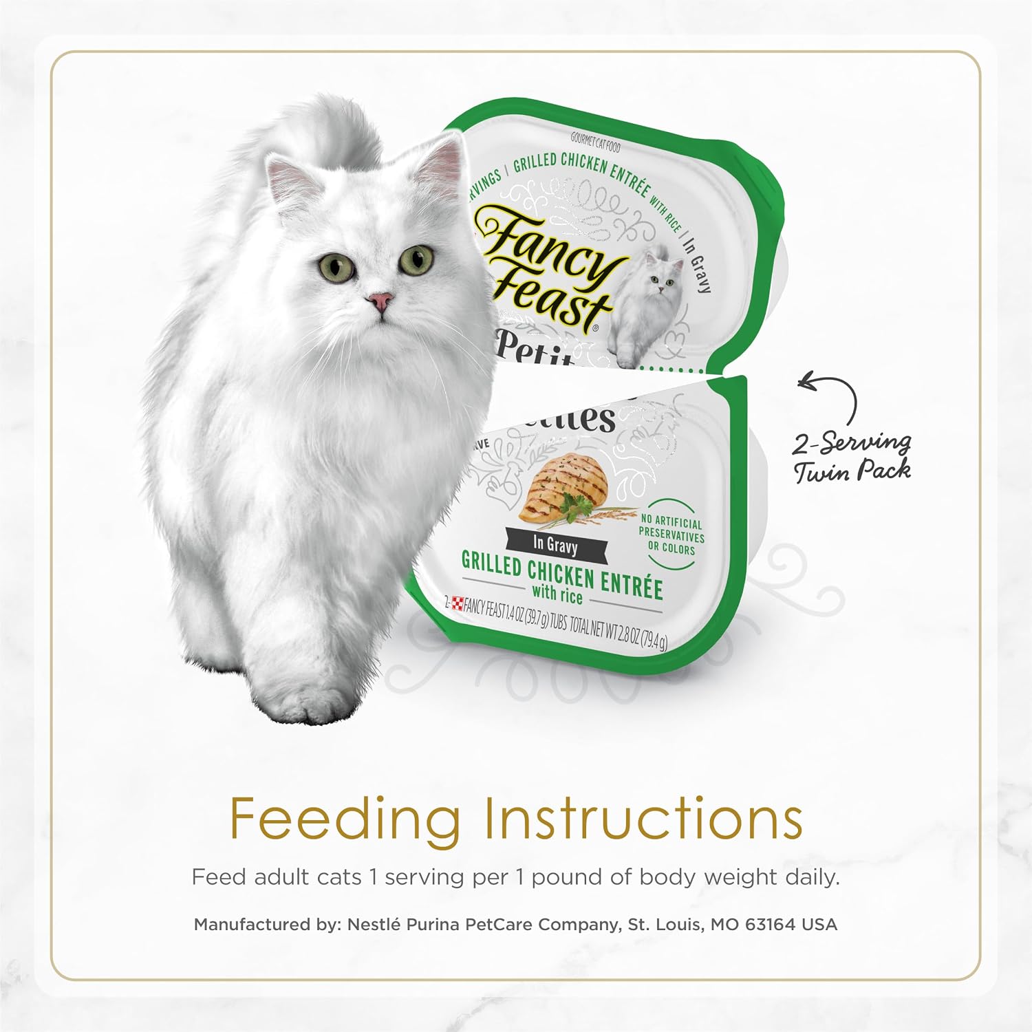 Authentic USA Imported Purina Fancy Feast Cat Food Trays