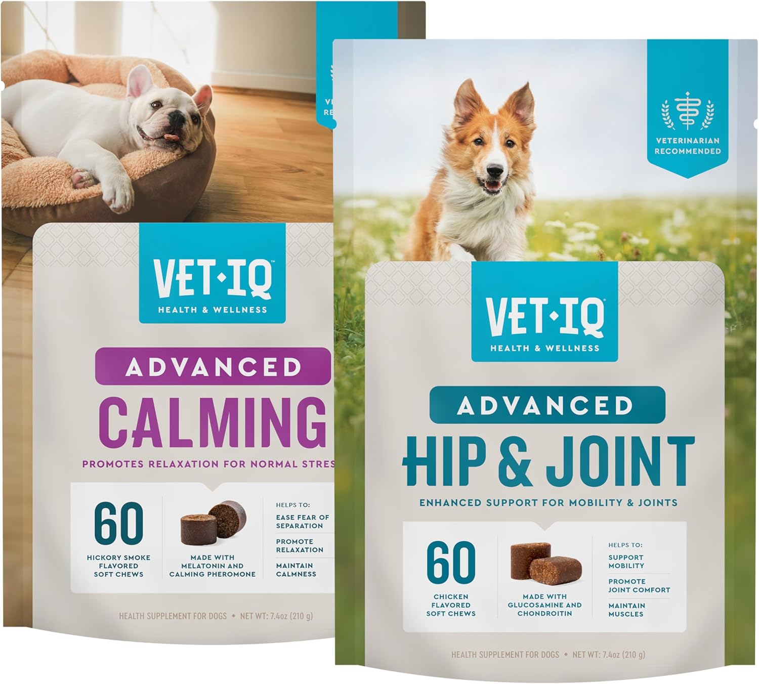 VetIQ Glucosamine Hip & Joint Supplement for Dogs, 180 Soft Chews, Joint Support Supplement with MSM and Krill, Dog Health Supplies Large & Small Breed, Chicken Flavored Chewables - Image 13